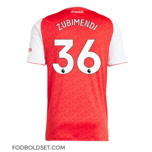 Arsenal Martin Zubimendi #36 Hjemmebanetrøje 2025-26 Kortærmet